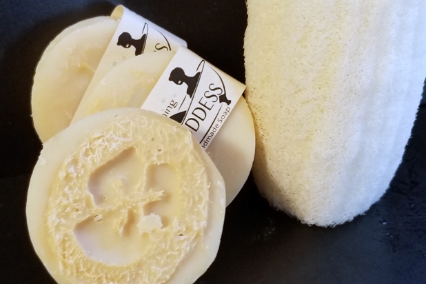 Natural Exfoliating Handmade Soap by The Bathing Goddess