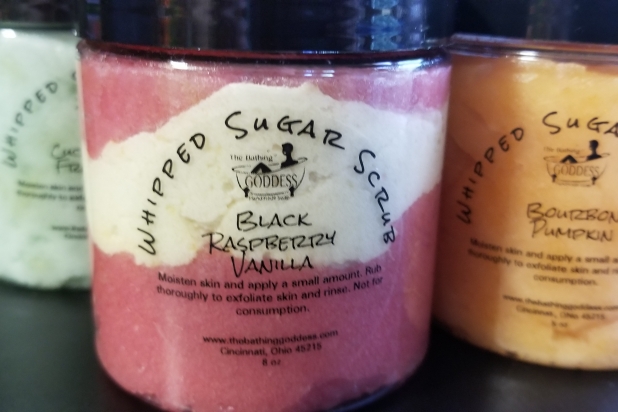 Exfoliating Whipped Sugar Scrub for the Body by The Bathing Goddess