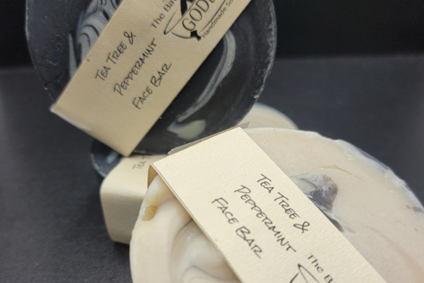 Tea Tree and Peppermint Face Soap with Activated Charcoal