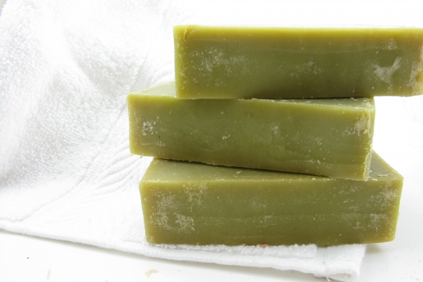 Olive and Avocado Soap Green Tea Bergamot Blended Soap for Mature Skin