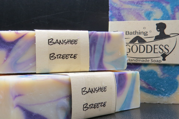 Banshee Breeze Handmade Goats Milk Soap by The Bathing Goddess