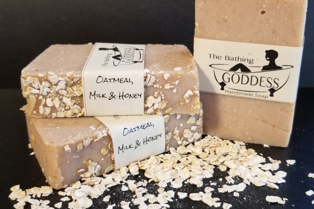 Oatmeal Milk and Honey Goat's Milk Handmade Soap
