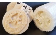 Exfoliating Loofah Filled Shea Butter Soap The Bathing Goddess